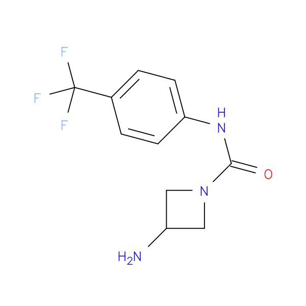 1-Azetidinecarboxamide, 3-amino-N-[4-(trifluoromethyl)phenyl]-