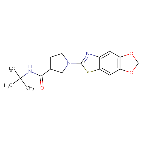 N-tert-butyl-1-{4,6-dioxa-10-thia-12-azatricyclo[7.3.0.0?,?]dodeca-1,3(7),8,11-tetraen-11-yl}pyrrolidine-3-carboxamide