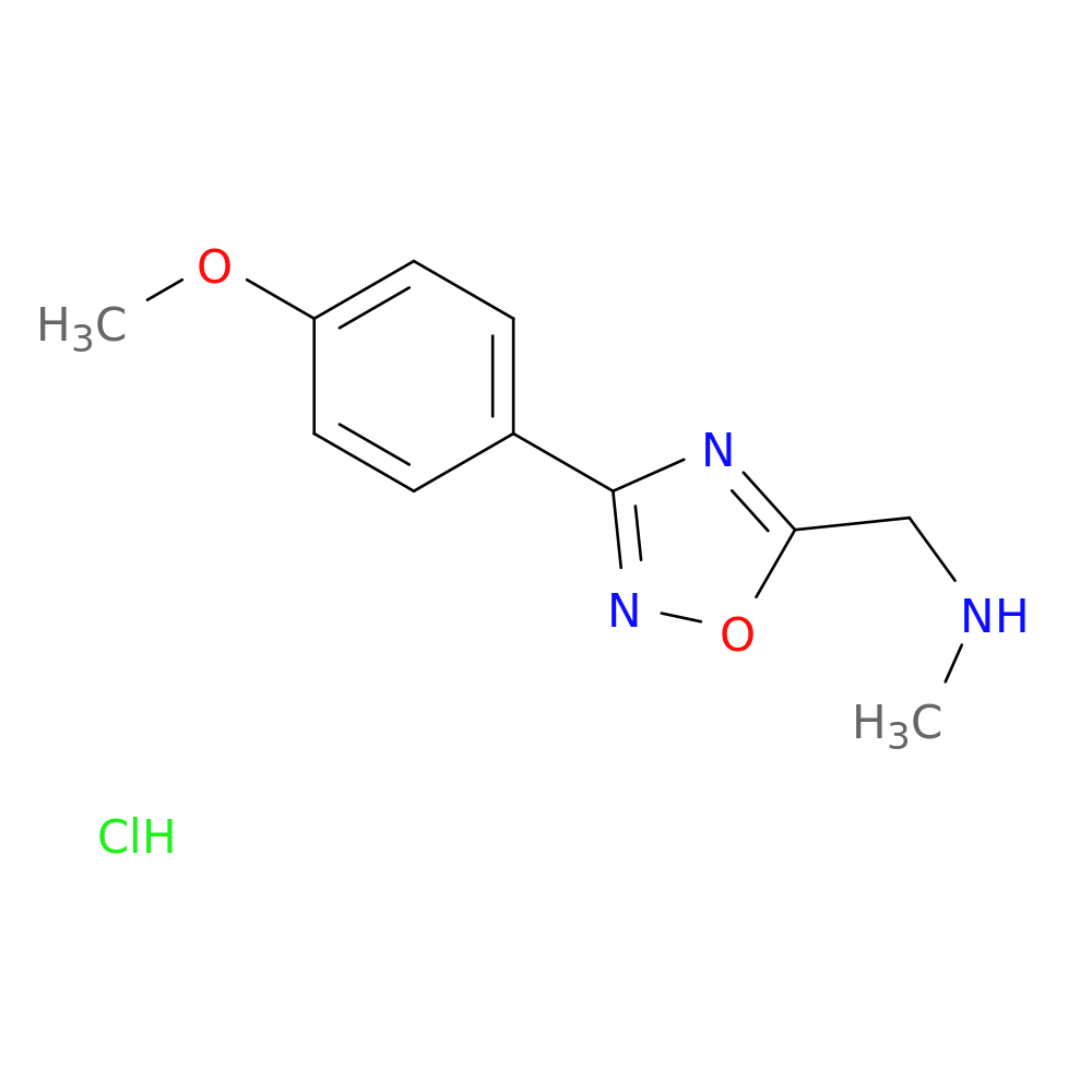 {[3-(4-methoxyphenyl)-1,2,4-oxadiazol-5-yl]methyl}(methyl)amine hydrochloride
