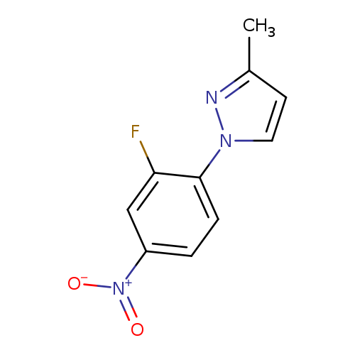 1-(2-Fluoro-4-nitrophenyl)-3-methyl-1h-pyrazole
