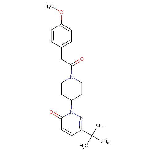6-tert-butyl-2-{1-[2-(4-methoxyphenyl)acetyl]piperidin-4-yl}-2,3-dihydropyridazin-3-one