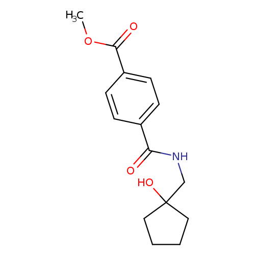 methyl 4-{[(1-hydroxycyclopentyl)methyl]carbamoyl}benzoate