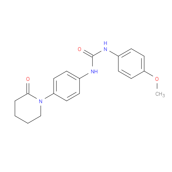 1-(4-methoxyphenyl)-3-[4-(2-oxopiperidin-1-yl)phenyl]urea