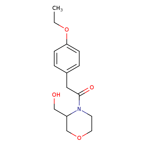 2-(4-ethoxyphenyl)-1-[3-(hydroxymethyl)morpholin-4-yl]ethan-1-one
