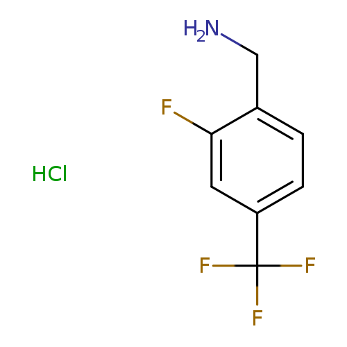 [2-fluoro-4-(trifluoromethyl)phenyl]methanamine hydrochloride