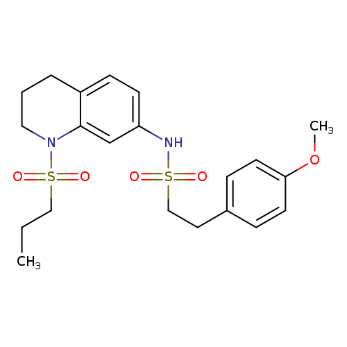 2-(4-methoxyphenyl)-N-[1-(propane-1-sulfonyl)-1,2,3,4-tetrahydroquinolin-7-yl]ethane-1-sulfonamide