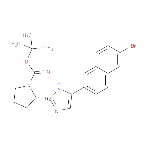 (S)-tert-Butyl 2-(5-(6-bromonaphthalen-2-yl)-1H-imidazol-2-yl)pyrrolidine-1-carboxylate