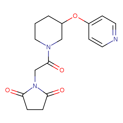 1-{2-oxo-2-[3-(pyridin-4-yloxy)piperidin-1-yl]ethyl}pyrrolidine-2,5-dione
