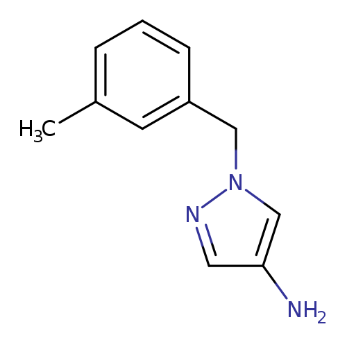 1-[(3-methylphenyl)methyl]-1H-pyrazol-4-amine hydrochloride