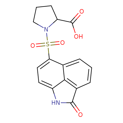 1-(2-Oxo-1,2-dihydro-benzo[cd]indole-6-sulfonyl)-pyrrolidine-2-carboxylic acid