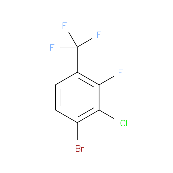 1-Bromo-2-chloro-3-fluoro-4-(trifluoromethyl)benzene