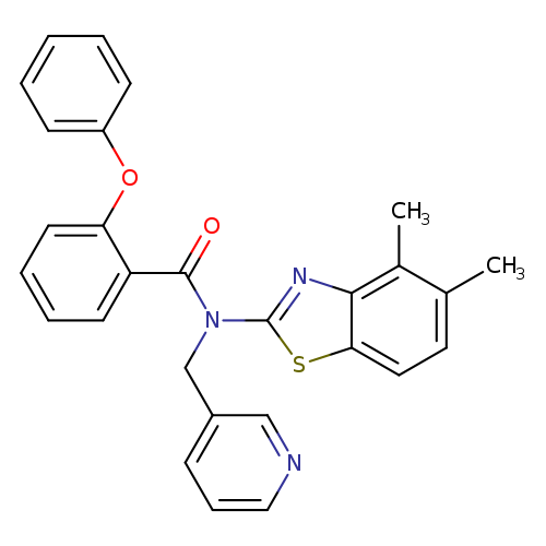 N-(4,5-dimethyl-1,3-benzothiazol-2-yl)-2-phenoxy-N-[(pyridin-3-yl)methyl]benzamide