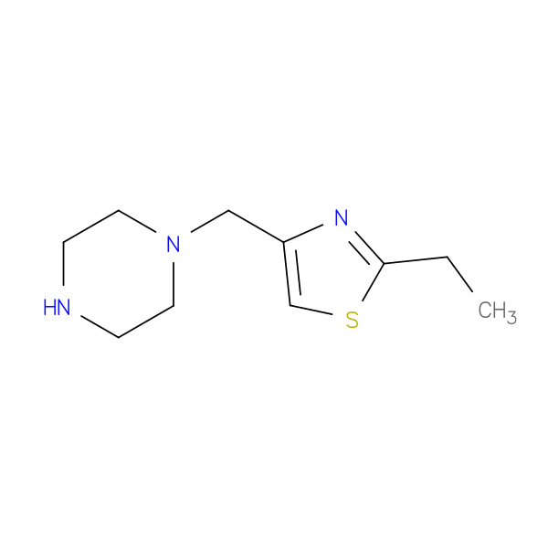 1-[(2-ethyl-1,3-thiazol-4-yl)methyl]piperazine