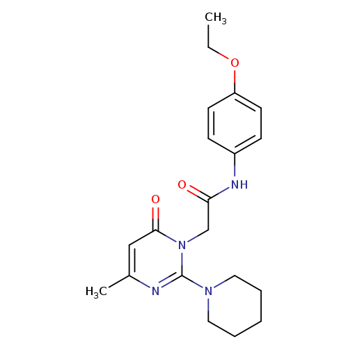 N-(4-ethoxyphenyl)-2-[4-methyl-6-oxo-2-(piperidin-1-yl)-1,6-dihydropyrimidin-1-yl]acetamide