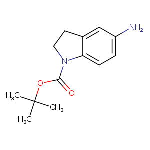 1H-Indole-1-carboxylic acid, 5-amino-2,3-dihydro-, 1,1-dimethylethyl ester