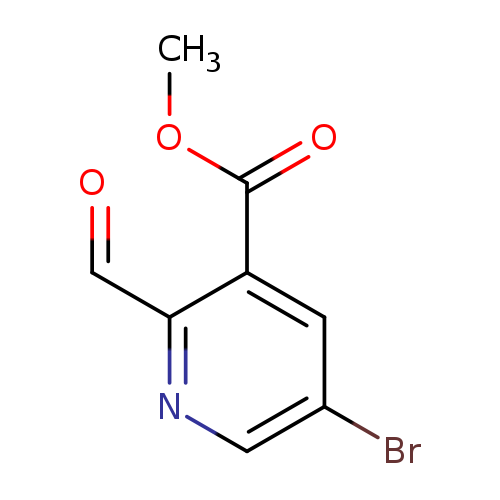 methyl 5-bromo-2-formylpyridine-3-carboxylate