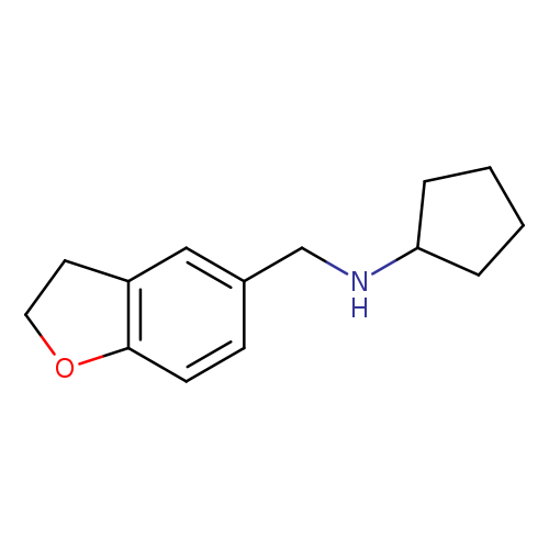 N-(2,3-dihydro-1-benzofuran-5-ylmethyl)cyclopentanamine