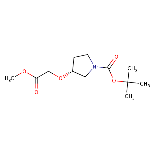 (R)-tert-Butyl 3-(2-methoxy-2-oxoethoxy)pyrrolidine-1-carboxylate