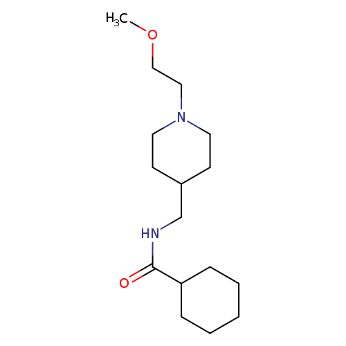N-{[1-(2-methoxyethyl)piperidin-4-yl]methyl}cyclohexanecarboxamide