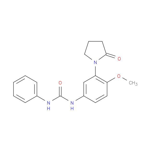 3-[4-methoxy-3-(2-oxopyrrolidin-1-yl)phenyl]-1-phenylurea