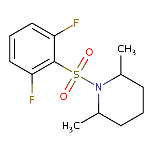 1-(2,6-difluorobenzenesulfonyl)-2,6-dimethylpiperidine