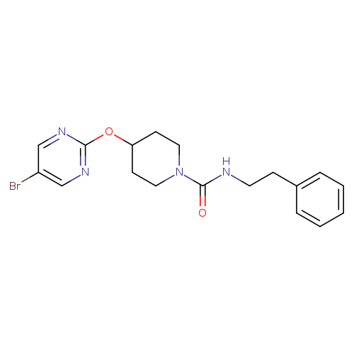 4-[(5-bromopyrimidin-2-yl)oxy]-N-(2-phenylethyl)piperidine-1-carboxamide