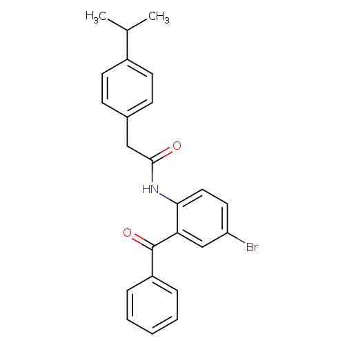 N-(2-benzoyl-4-bromophenyl)-2-[4-(propan-2-yl)phenyl]acetamide