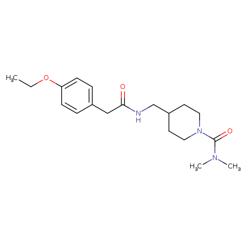 4-{[2-(4-ethoxyphenyl)acetamido]methyl}-N,N-dimethylpiperidine-1-carboxamide