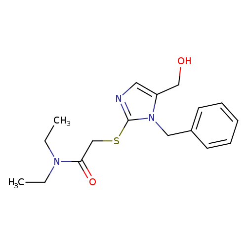 2-{[1-benzyl-5-(hydroxymethyl)-1H-imidazol-2-yl]sulfanyl}-N,N-diethylacetamide