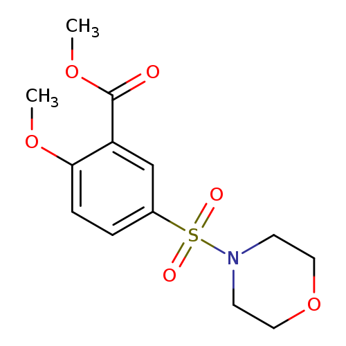methyl 2-methoxy-5-(morpholine-4-sulfonyl)benzoate