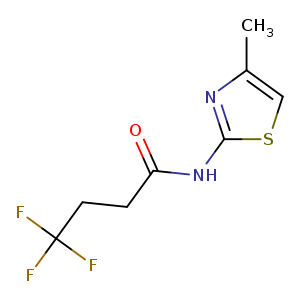 4,4,4-trifluoro-N-(4-methyl-1,3-thiazol-2-yl)butanamide