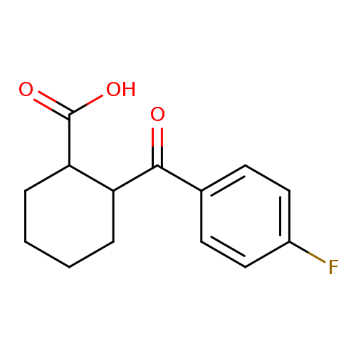 cis-2-(4-Fluorobenzoyl)cyclohexane-1-carboxylic acid