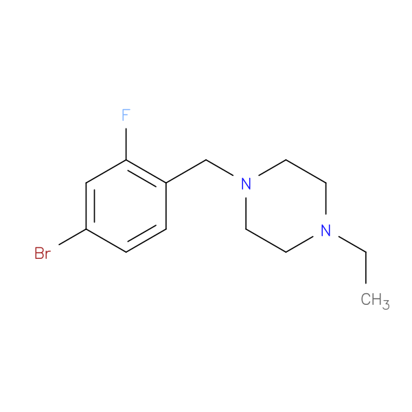 1-(4-broMo-2-fluorobenzyl)-4-ethylpiperazine