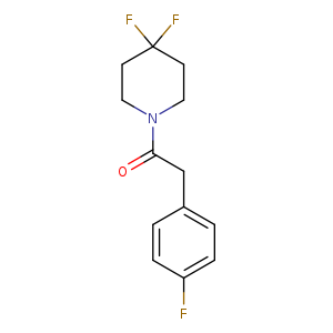 1-(4,4-difluoropiperidin-1-yl)-2-(4-fluorophenyl)ethan-1-one