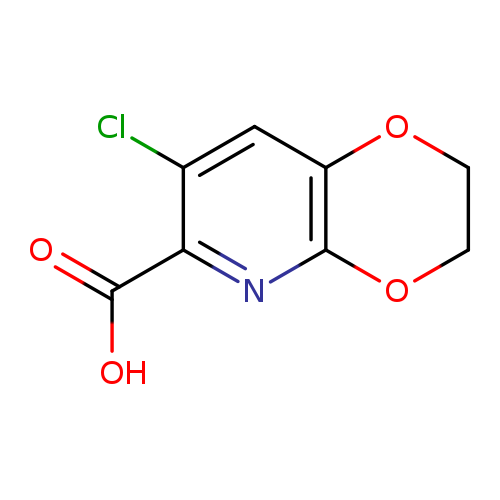 7-Chloro-2,3-dihydro-[1,4]dioxino[2,3-b]pyridine-6-carboxylic acid