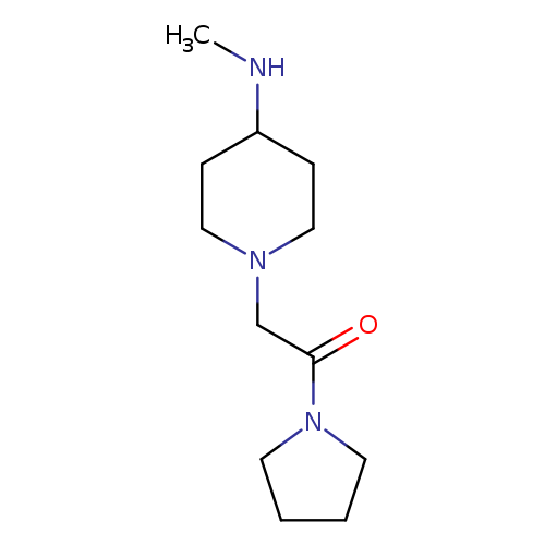 2-[4-(methylamino)piperidin-1-yl]-1-(pyrrolidin-1-yl)ethan-1-one