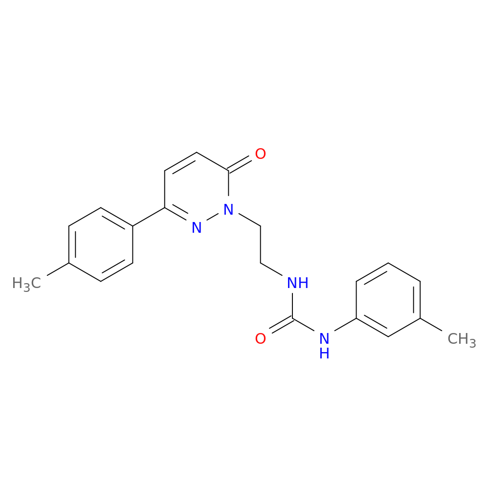 1-(3-methylphenyl)-3-{2-[3-(4-methylphenyl)-6-oxo-1,6-dihydropyridazin-1-yl]ethyl}urea