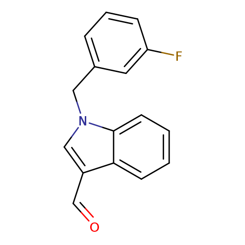 1-(3-Fluorobenzyl)-1h-indole-3-carbaldehyde
