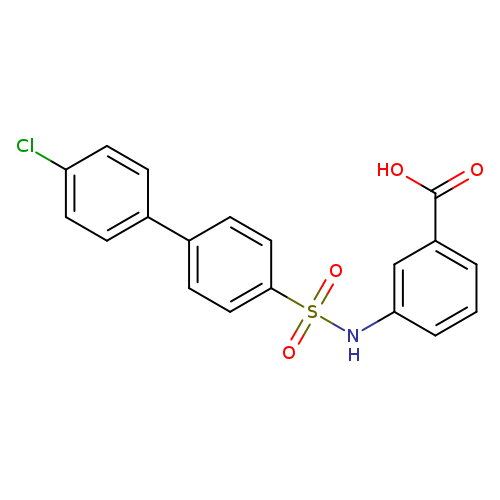 Benzoicacid, 3-[[(4'-chloro[1,1'-biphenyl]-4-yl)sulfonyl]amino]-