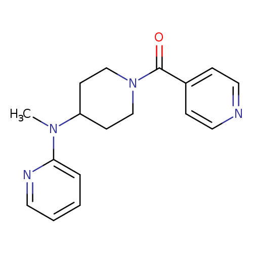 N-methyl-N-[1-(pyridine-4-carbonyl)piperidin-4-yl]pyridin-2-amine