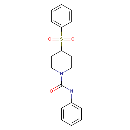 4-(benzenesulfonyl)-N-phenylpiperidine-1-carboxamide