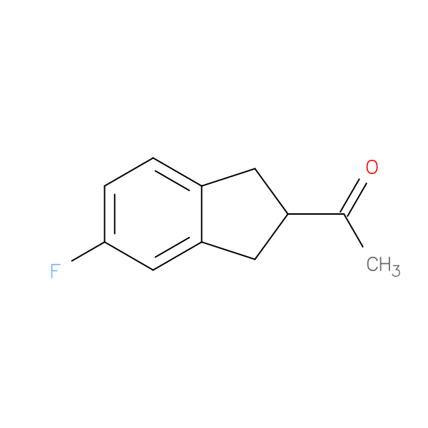 1-(5-fluoro-2,3-dihydro-1H-inden-2-yl)ethan-1-one