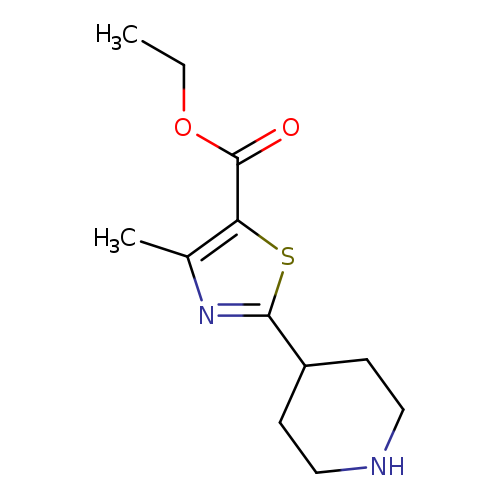 ethyl 4-methyl-2-(piperidin-4-yl)-1,3-thiazole-5-carboxylate