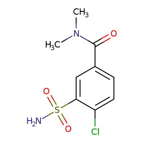 4-chloro-N,N-dimethyl-3-sulfamoylbenzamide