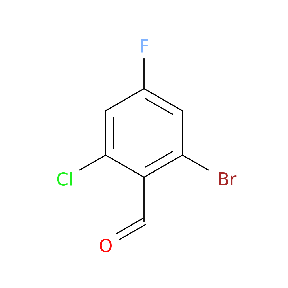 2-Bromo-6-chloro-4-fluorobenzaldehyde