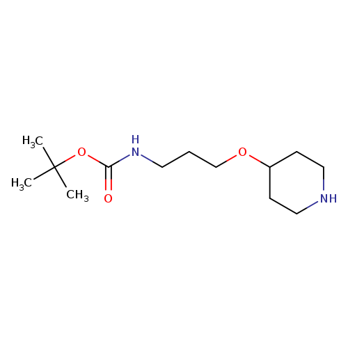 tert-butyl N-[3-(piperidin-4-yloxy)propyl]carbamate