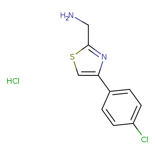 [4-(4-Chlorophenyl)-1,3-thiazol-2-yl]methanamine hydrochloride