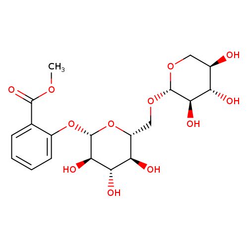 Methyl 2-(((2S,3R,4S,5S,6R)-3,4,5-trihydroxy-6-((((2S,3R,4S,5R)-3,4,5-trihydroxytetrahydro-2H-pyran-2-yl)oxy)methyl)tetrahydro-2H-pyran-2-yl)oxy)benzoate