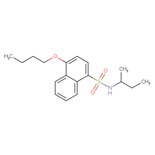 N-(butan-2-yl)-4-butoxynaphthalene-1-sulfonamide