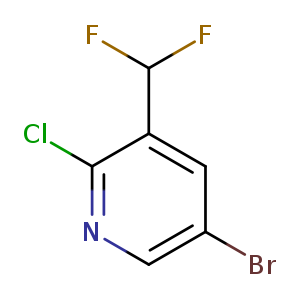 Pyridine, 5-bromo-2-chloro-3-(difluoromethyl)-